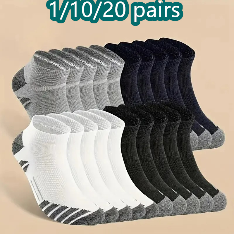 1/10/20 ペア足首アスレチックランニングソックスクッシ - Athletic Sock Cushion のレビューと価格