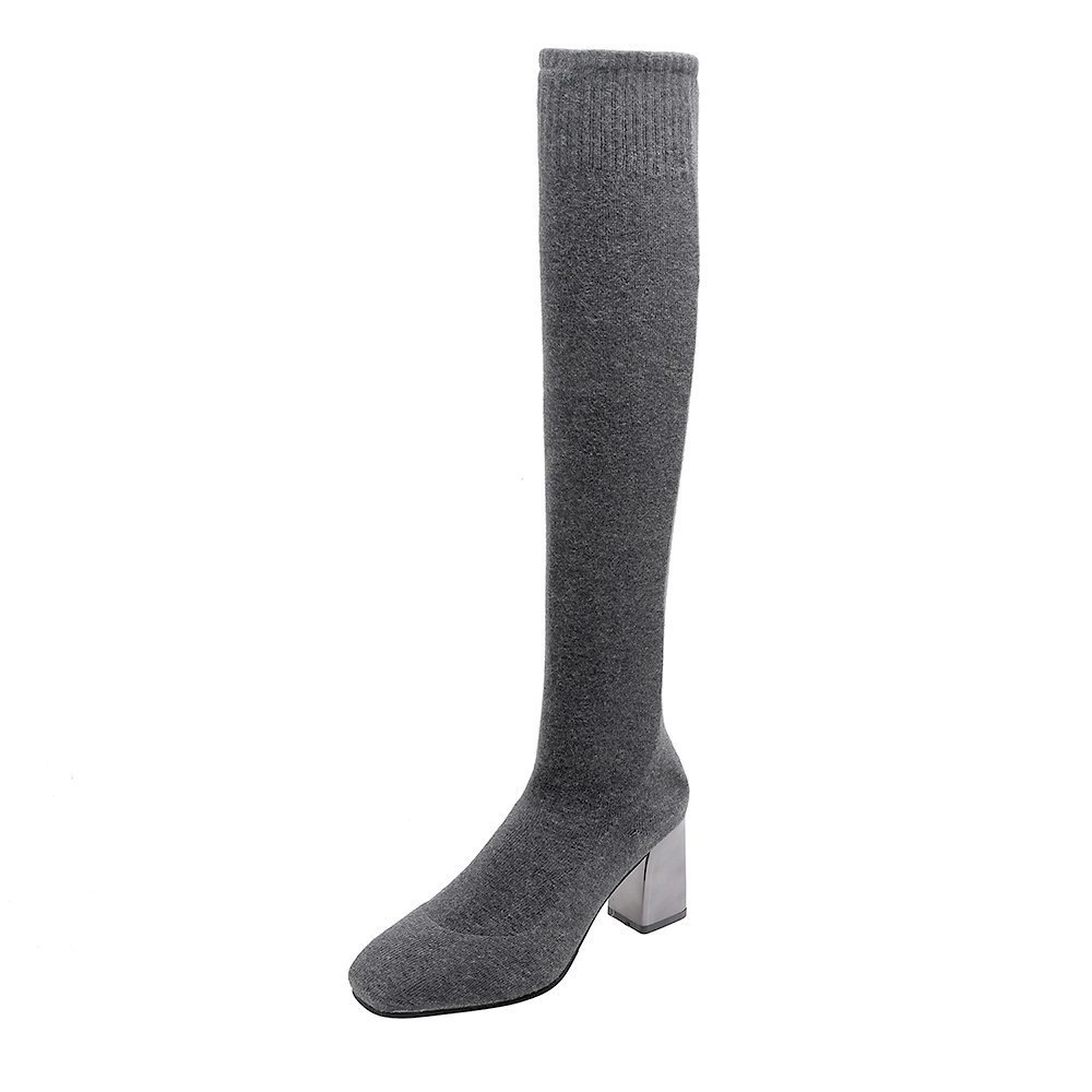 ソックスシューズ女性 2026 新しいソックスブーツ女性春と - Knee High Sock Women のレビューと価格